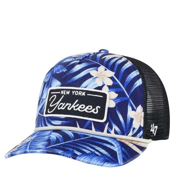 47 Other - 47 Brand New York Yankees Tropicalia Patch Hitch Adjustable Trucker Hat OSF Hawa